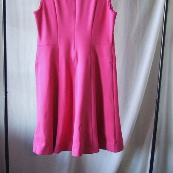 Talbots dress Barbie pink casual sleeveless size 12 summer feminine girlhoodcore - Picture 8 of 14